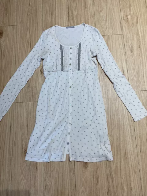 intimissimi Cream Cotton Dress Size S/M