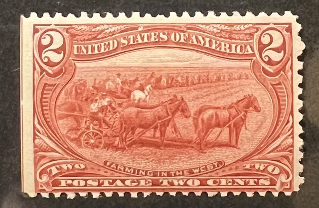 Us Scott 286 1898 Trans-Mississippi Exposition 2 Cent Mnh Og Vg Us Scott 286 1898 Trans-Mississippi Exposition 2 Cent Mnh Og Vg