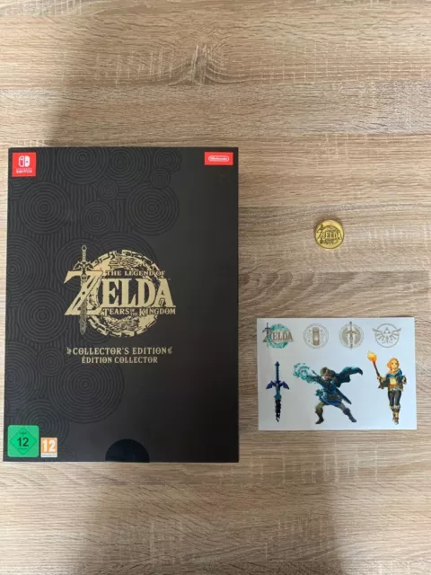 Collector The Legend of Zelda : TOTK (Neuf Scellé) + stickers + pièce collector