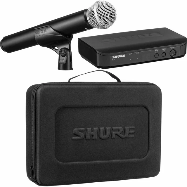 SHURE BLX24/SM58 H11 Wireless Microphone Vocal System w/ SM58 EUR 321