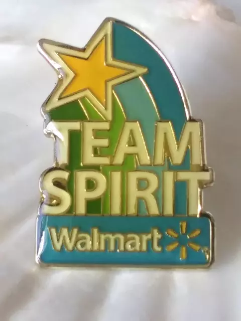 Walmart Lapel Pin Team Spirit Rainbow Star Spark