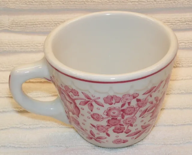 Kansas City Southern Railroad China Red Line Cup in the Roxbury Pattern xf