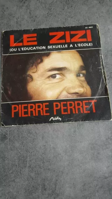 Vinyl 45T Pierre Perret " Le Zizi, Les Majorettes " 1974 Adele Ad 45822
