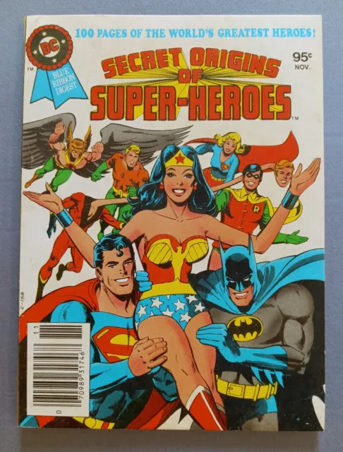 Secret Origins Of Super-Heroes, Dc Special Series #19 Dc Blue Ribbon Digest 1979