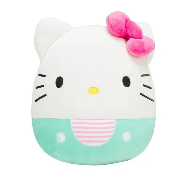 Squishmallows Hello Kitty 20,3 Cm – Peluche Violette – Édition 50e Anniversaire Sanrio – Officielle Jazwares 2024