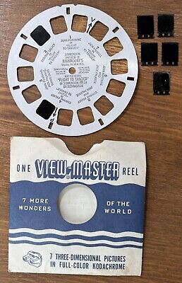 Flight To Tangier RARE 1953 View-Master 3D Movie Special Preview Reel Paramount