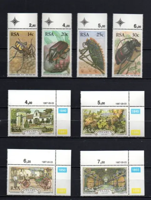 Briefmarken   Sätze Südafrika 1987 postfr.    s. Scan