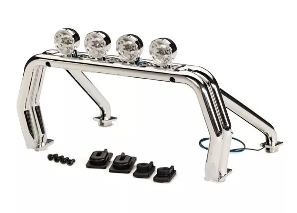 Traxxas Chrome Roll Bar for TRX-4 F-150 or K10 TRA9262X