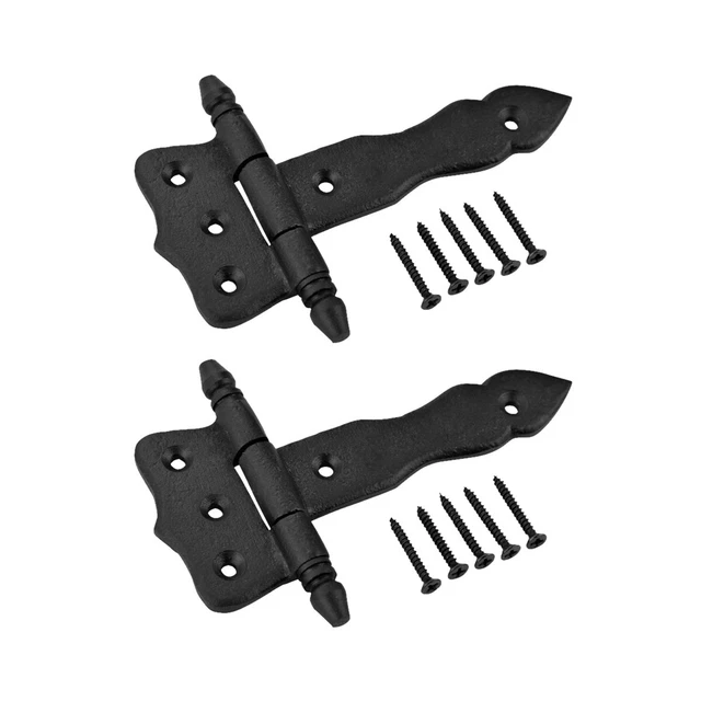 Door Strap Hinge 5" Inch Wrought Iron Antique Design Renovators Supply