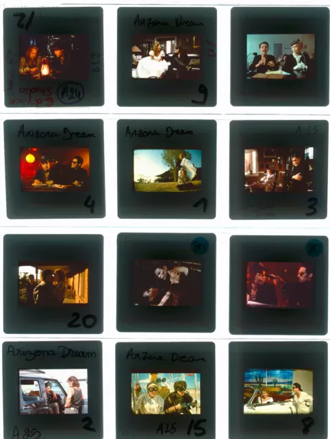 Lot 20 ektas slides originals Arizona Dream Johnny Depp Faye Dunaway Jerry Lewis