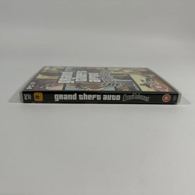 GRAND THEFT AUTO San Andreas PC DVDRom Complete w/Manual & Map £