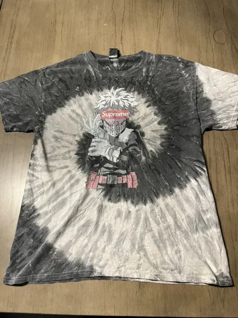 Tie Die Supreme Shirt - Size Large - Read Description