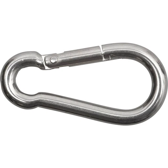 SWG 680 304 005 80 Mousqueton de pompier Acier inox A2 (L x l) 50 mm x 5 mm
