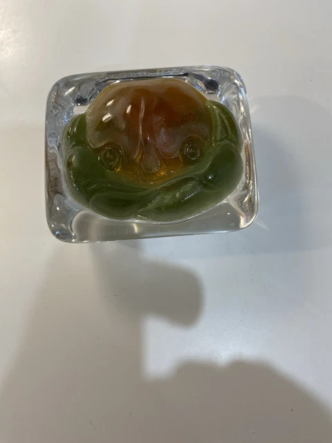 Alekos Fassianos for Daum Kallisti Pâte de Verre Paperweight, Late 20th C