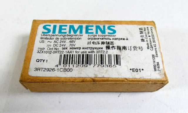 SIEMENS | 3RT2926-1CB00 | Surge Limiter