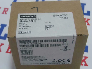 6Es7 231-7Pf22-0Xa0, 6Es7231-7Pf22-0Xa0 S7-200, A/I Em 231 Cpu