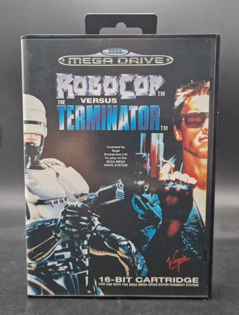 Vintage 1993 90s Sega Master System RoboCop Versus The Terminator Action Jeu de cartouches Pal 1 joueur rétro - France