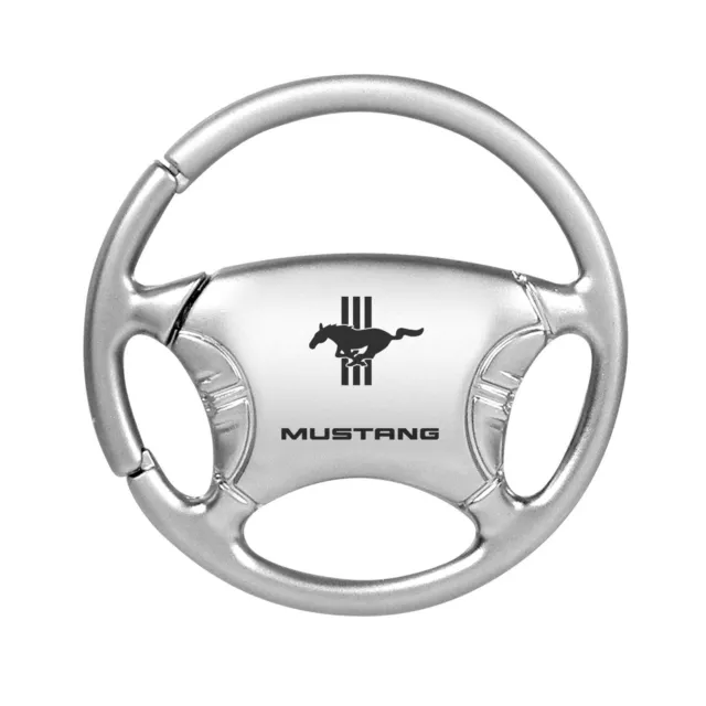 Ford Mustang Logo Steering Wheel Key Chain Keychain