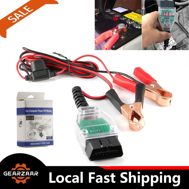 OBD2 Memory Saver Battery Replacement ECU Emergency Power Supply Diagnostic Tool