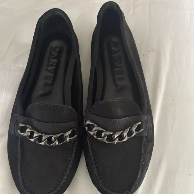 Carvela suede moccasin hotsell