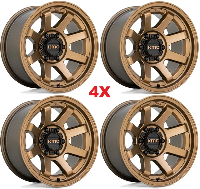 17 BRONZE WHEELS Rims Off Road Trail Overland 6 Lug Chevrolet Gmc ...