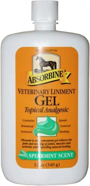 Absorbine Veterinary Liniment Gel Horse Joint & Arthritis Pain Reliever 12oz