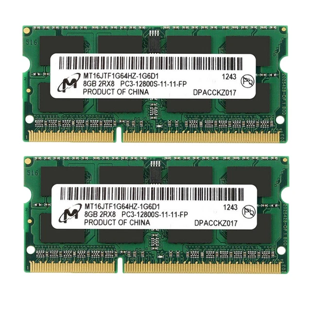 RAM 8 Go DDR3 SODIMM PC3-12800 - Pour Dell Latitude E6430s, E6520, E6530 - Comme Neuf