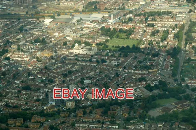 Photo  Southall From The Air The Gurdwara Sri Guru Singh Sabha Sikh Temple Is Pr