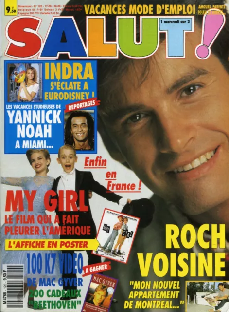 Magazine SALUT n°120,1992, Roch VOISINE, ROXETTE, INDRA, Macaulay CULKIN, NKOTB.