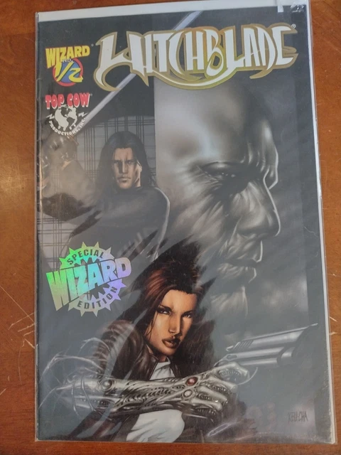 💥WITCHBLADE 1/2 HALF WIZARD SPECIAL EDITION COMIC 2001 with COA Top Cow