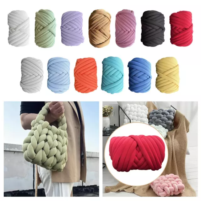 Thick Chunky Yarn Jumbo Tubular Yarn Crocheting, Arm Knit Yarn Bulky Yarn  for