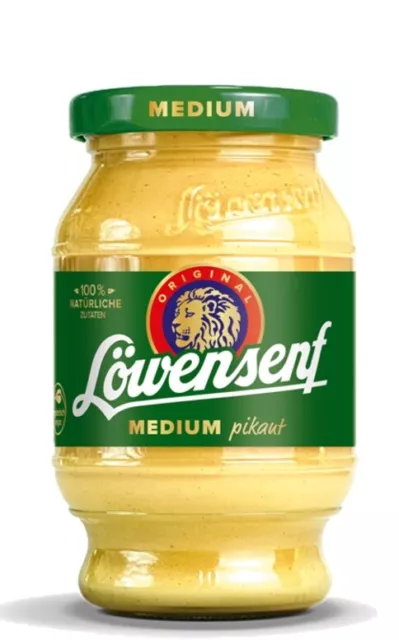 Löwensenf Medium IN Tönnchen With 100% Natural Ingredients 250ml