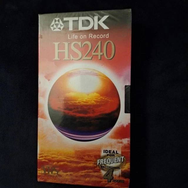 3 VHS VIERGE Neuve/Sous Cello-Sony E-240-Super Technolog/Hi Packing