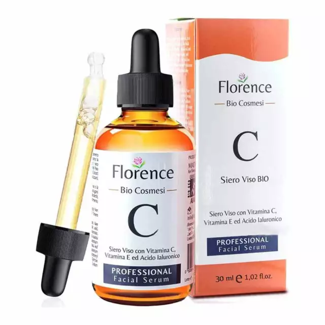 Florence Organic Vitamin C Serum Moisturizing Skin Care 30ml UK