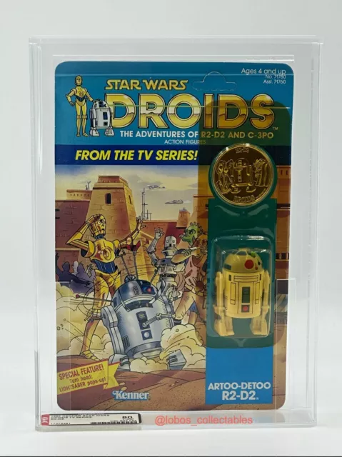 Star Wars Droids R2-D2 Afa Graded 1985 Kenner