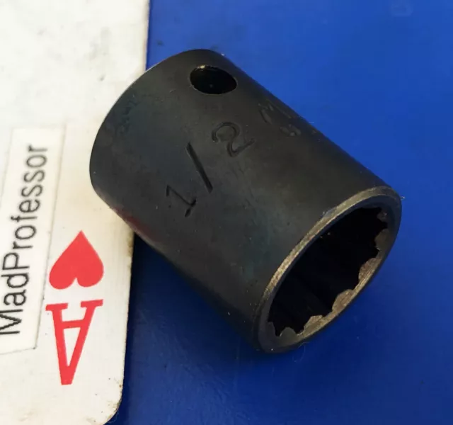 MAC Tool 3/8" drive SAE Fractional 1/2" Shallow 12point Impact Socket wrench NEW