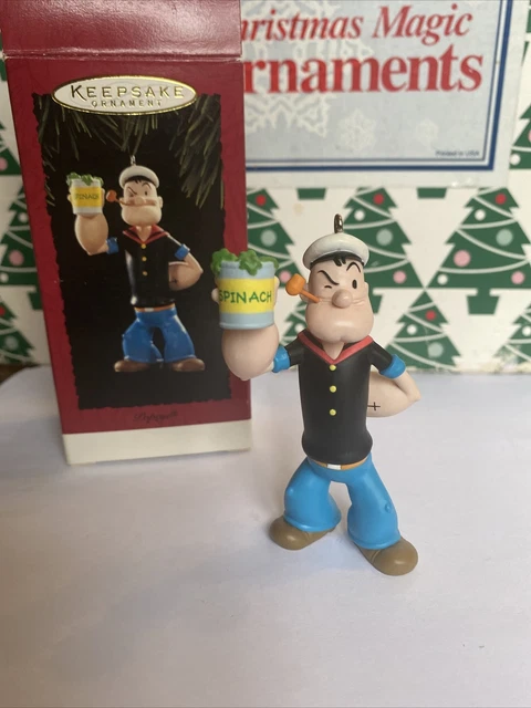 Popeye Marin Homme Noël Tree Poinçon Souvenir, Ornement Neuf en Boîte ''