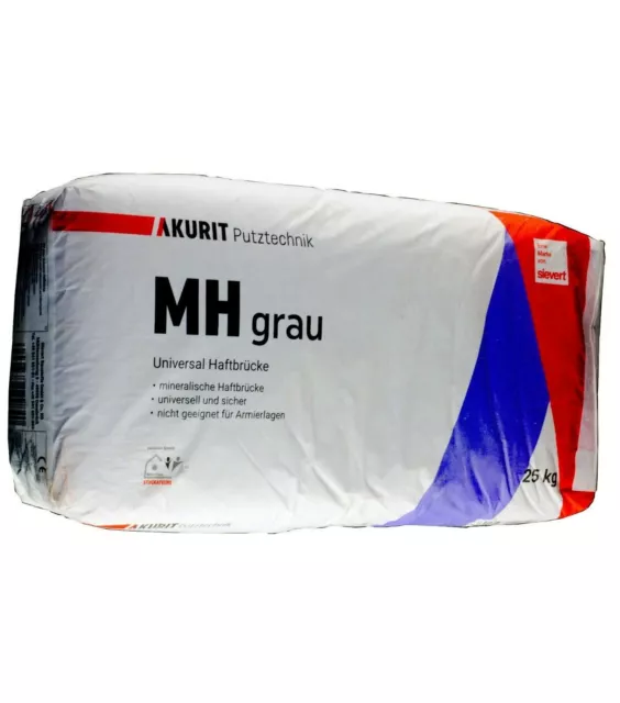 MH grau Akurit  mineralischer Putzhaftgrund  auf Betonflächen 5 kg Abfüllung