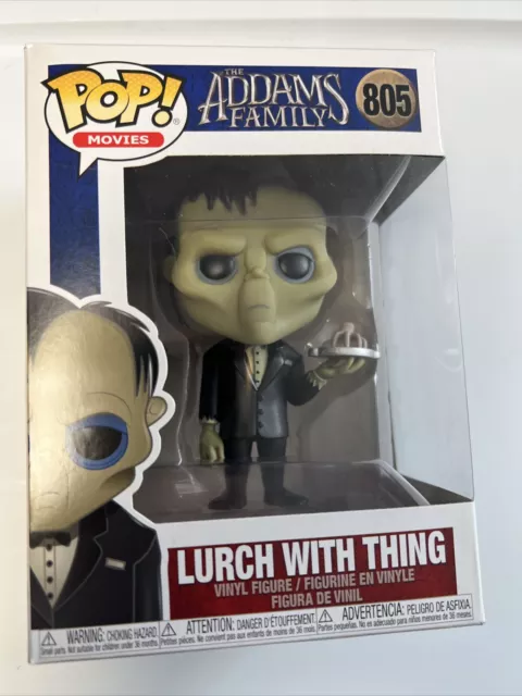 Funko Pop! Television: The Addams Family - Lurch w/Thing Vinyl Figure