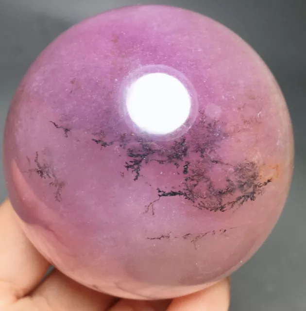 391g NATURAL fluorite dendritic sphere quartz CRYSTAL ball stone HEALING