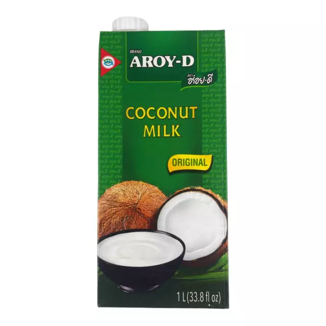 5er Pack Aroy-D Kokosmilch coconut milk 1l, 5l