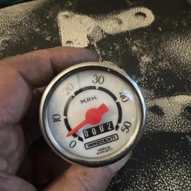 Innocenti Lui Vega Cometa 50 75 Contachilometri Speedometer Veglia 50  Mph  Nos