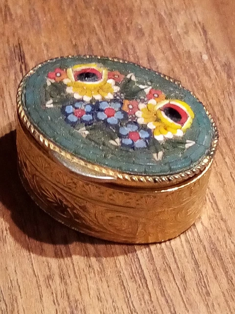 Bracelet Micro-mosaïque Doré – Pièce Unique Artisanale D'Italie, Style Bijou Occasion