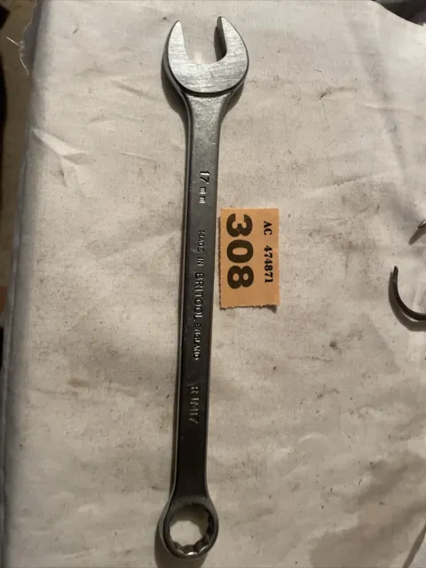 BRITOOL  17 MM - RJM17  COMBINATION SPANNER, Made In England