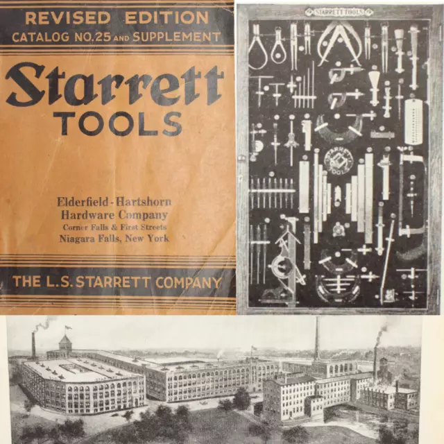 1935 STARRETT TOOLS CATALOGUE Depression Era Prices Mechanical Machinist Vintage