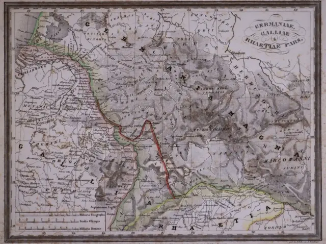 1831 Universal Atlas - Historical Map ~ GERMANIAE / GERMANY ~(10x12)-#1239