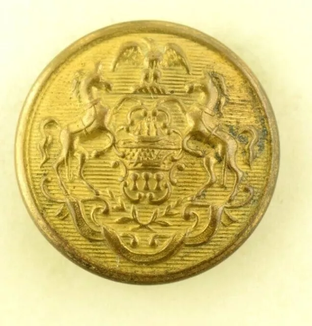 1890s- World War I WWI Pennsylvania Coat Uniform Button Original D13