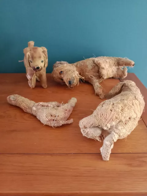 Lot Ancien Es Peluches Années 40