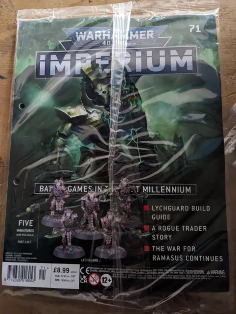 💥Warhammer 40K Imperium Magazine #71-72 Necron Lychguard NEW SEALED💥