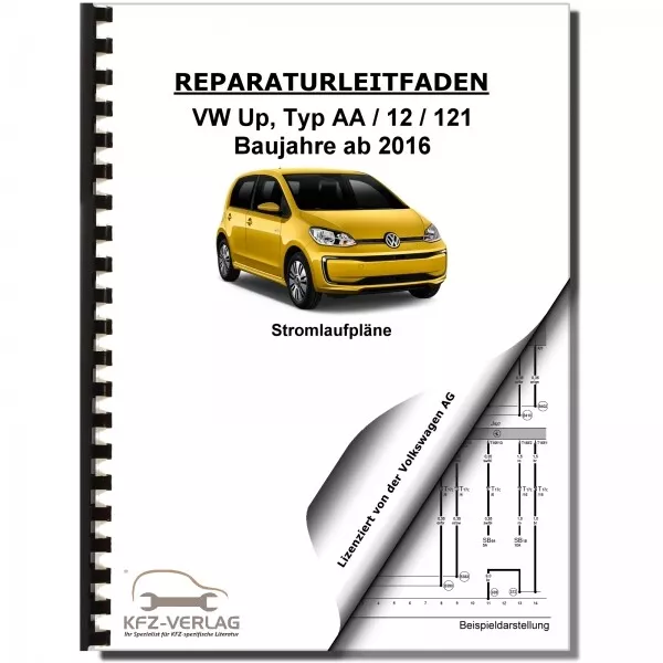 VW Up! Typ AA ab 2016 Schaltplan Stromlaufplan Pläne Werkstatthandbuch